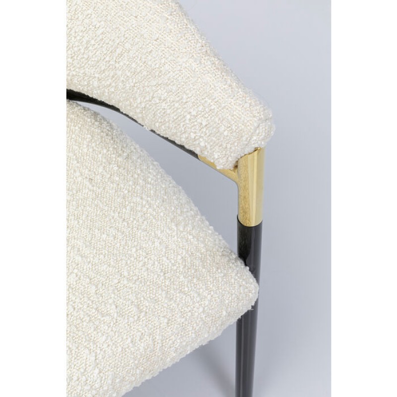 Chair with Armrest Boulevard White